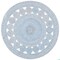 Safavieh 3 x 3 ft. Cape Cod Round Area Rug, Blue CAP225M-3R - alternate 2